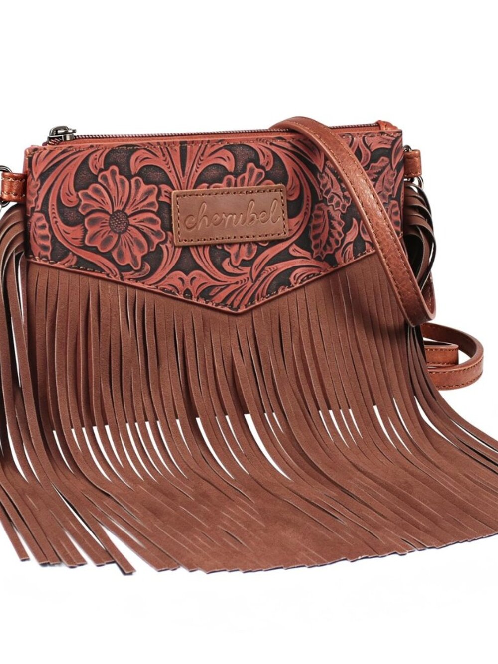 Western Crossbody Purse for Women, Small Fringe Purse